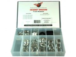 Wheels MFG 1" Alloy Headset Spacer Kit (94pcs) - Silver