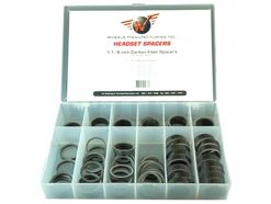 Wheels MFG Carbon Fiber Headset Spacer Kit (62pcs) - 1-1/8"
