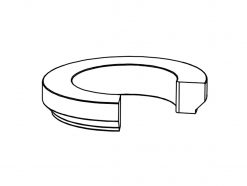 Deda Nylon Compression Ring for ACR System - 36°x45°