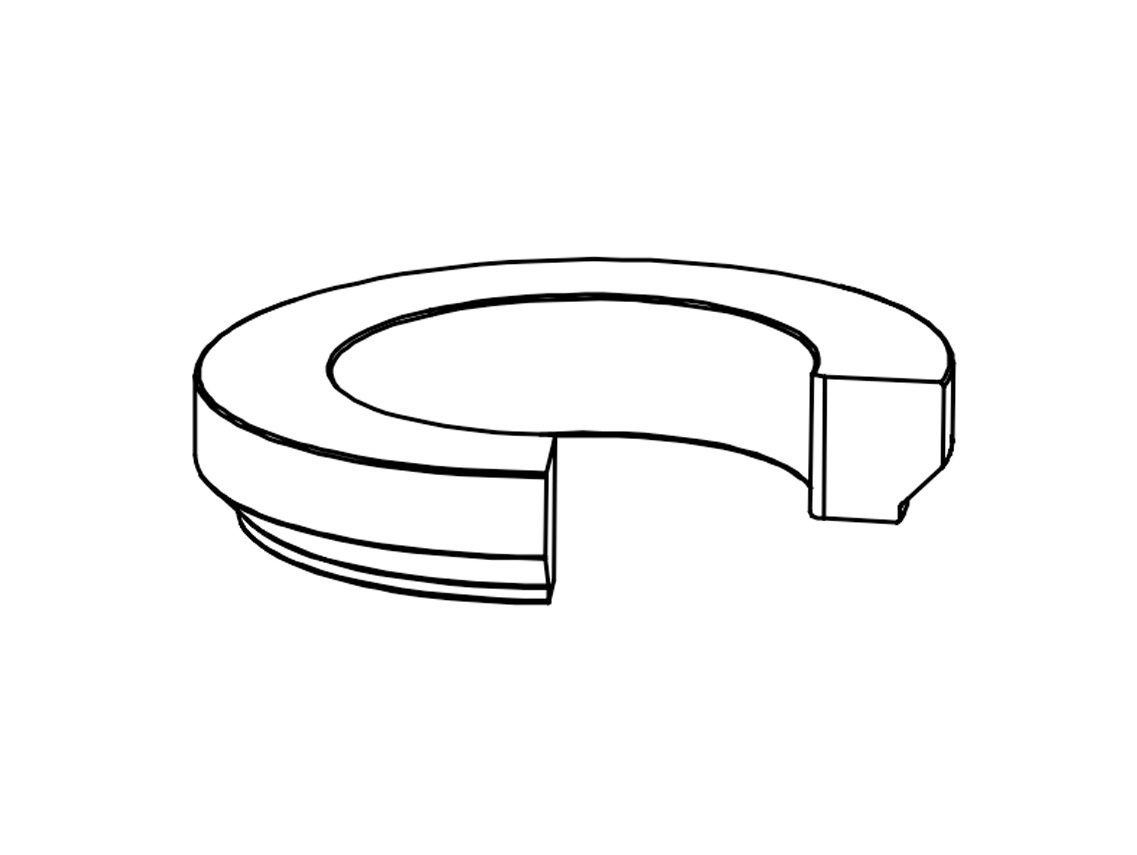 Deda Nylon Compression Ring for DCR System - 45°x45° 3 Deda Nylon Compression Ring for DCR System - 45°x45°