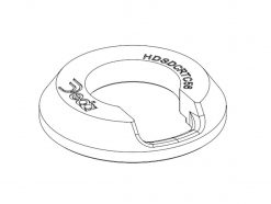 Deda S-DCR Nylon Top Cover - 56mm - 1.5"