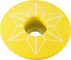 Supacaz Star Capz - Powder Coated TDF Yellow