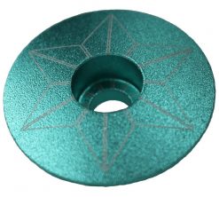 Supacaz Star Capz - Anodized Celeste